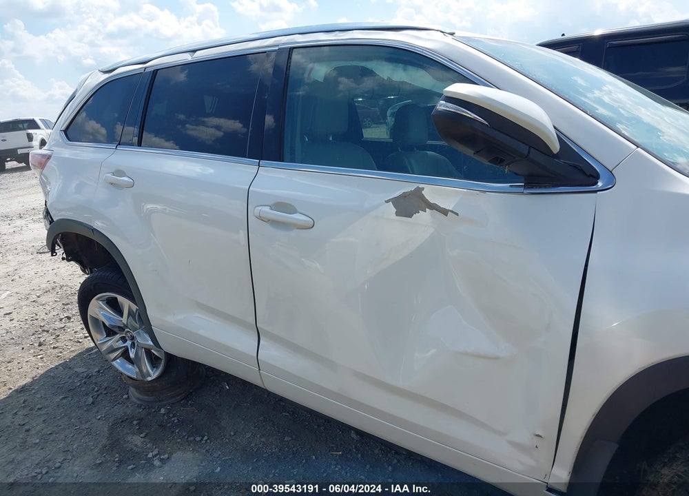 2016 TOYOTA HIGHLANDER LIMITED V6 VIN: 5TDDKRFH7GS330111