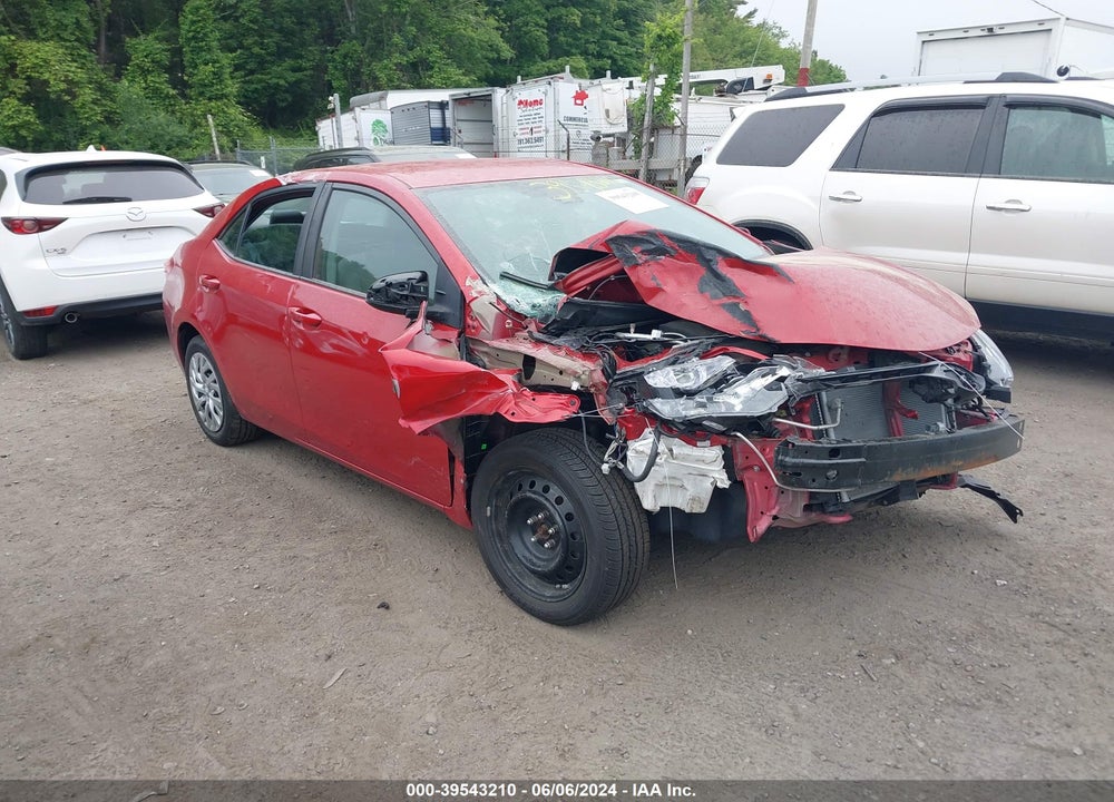 2018 TOYOTA COROLLA LE VIN: 2T1BURHE0JC114475