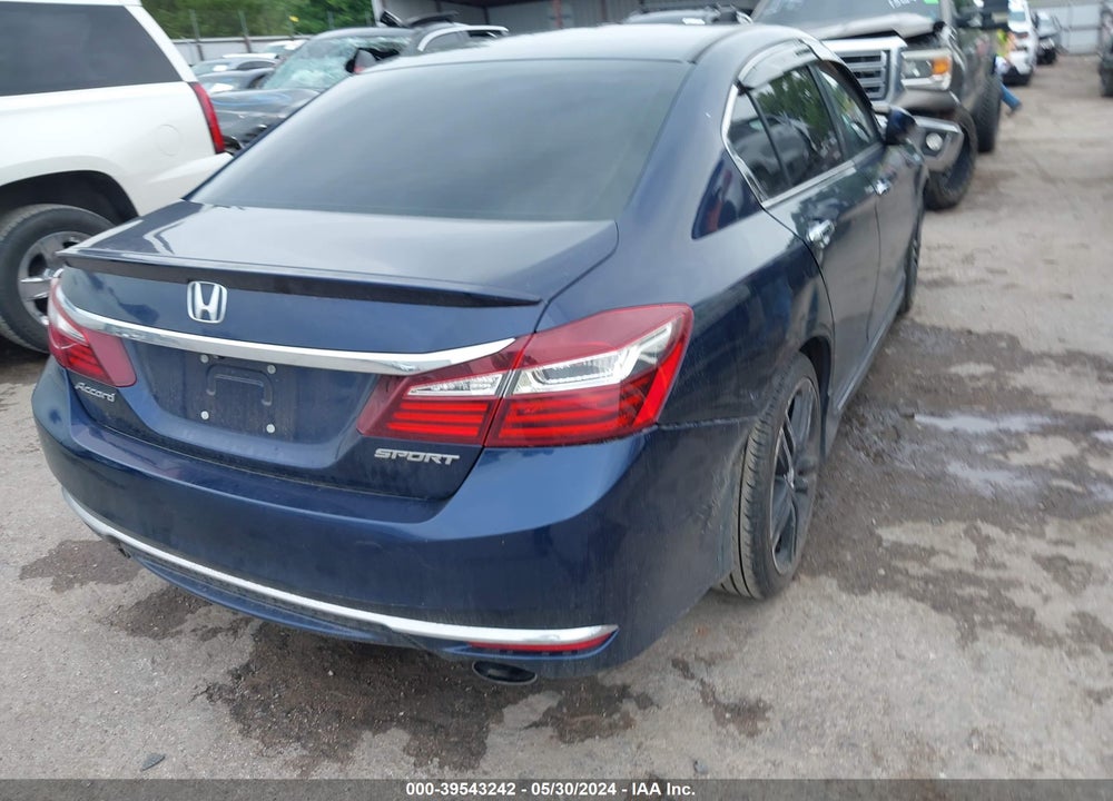 2017 HONDA ACCORD SPORT VIN: 1HGCR2F52HA061004