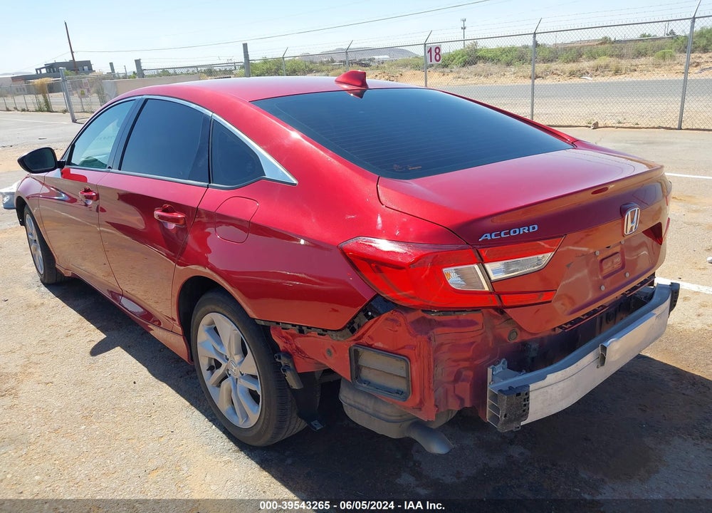 2020 HONDA ACCORD LX VIN: 1HGCV1F15LA045844