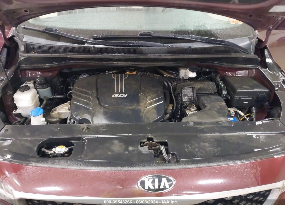 2016 KIA SEDONA EX VIN: KNDMC5C11G6143895