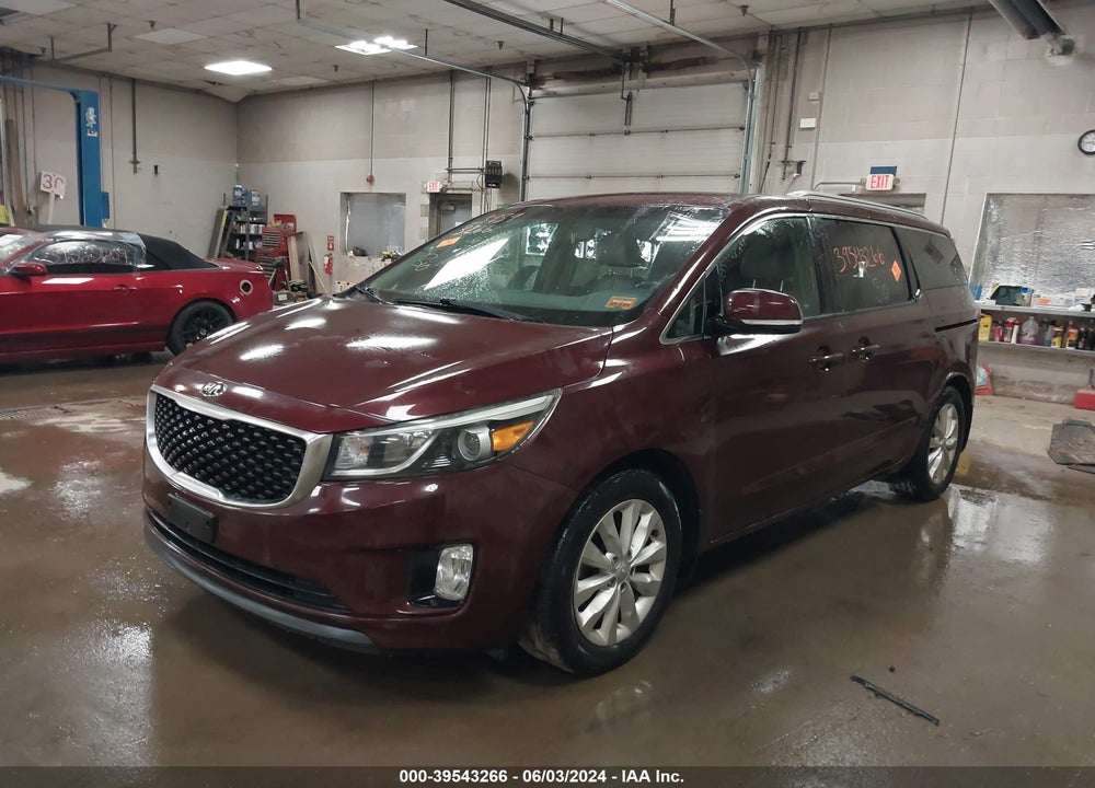 2016 KIA SEDONA EX VIN: KNDMC5C11G6143895