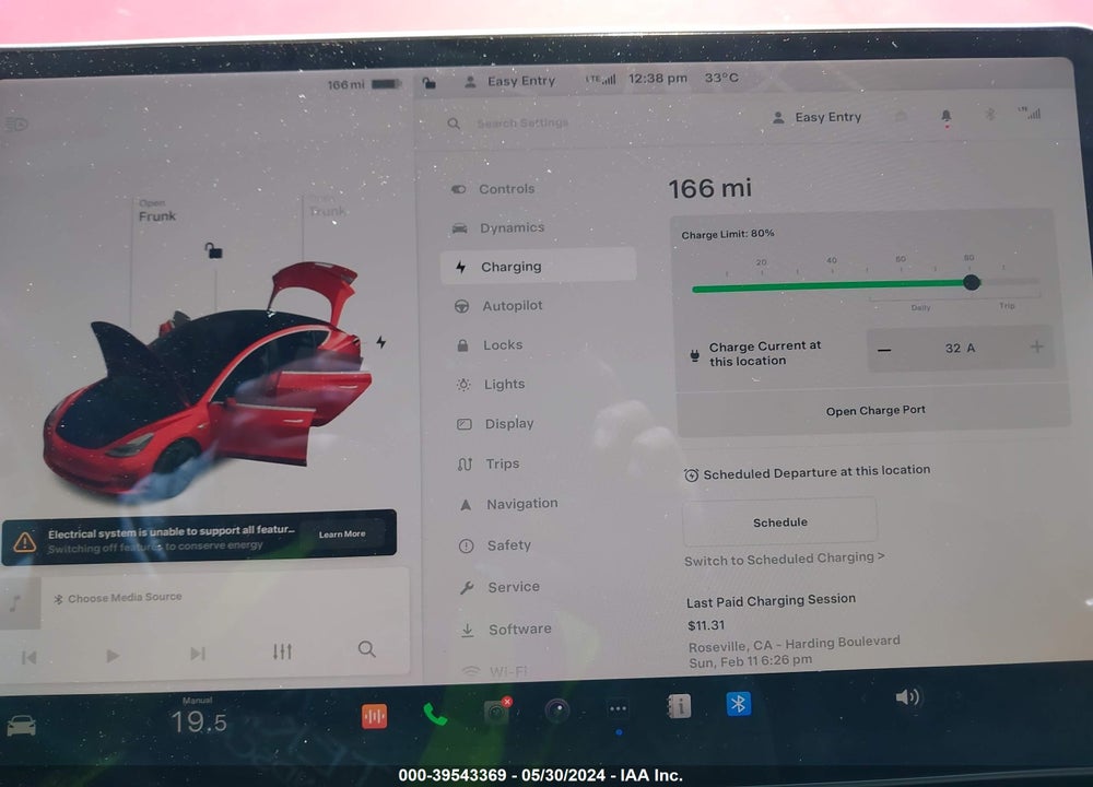 2019 TESLA MODEL 3 VIN: 5YJ3E1EAXKF422707