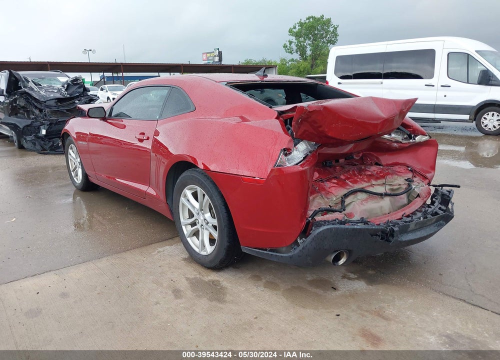 2014 CHEVROLET CAMARO 2LS VIN: 2G1FA1E35E9308755