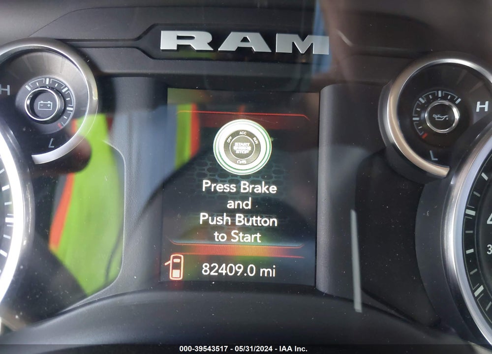 2019 RAM 1500 BIG HORN/LONE STAR 4X2 5'7 BOX VIN: 1C6RREFT0KN769896