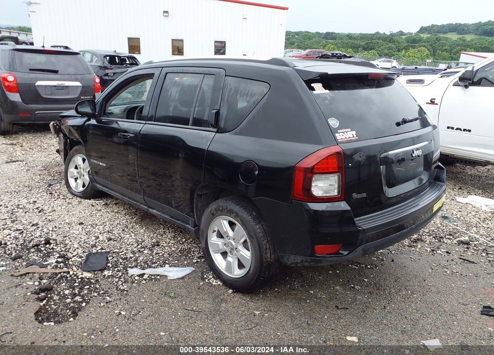 2014 JEEP COMPASS SPORT VIN: 1C4NJCBA9ED539176