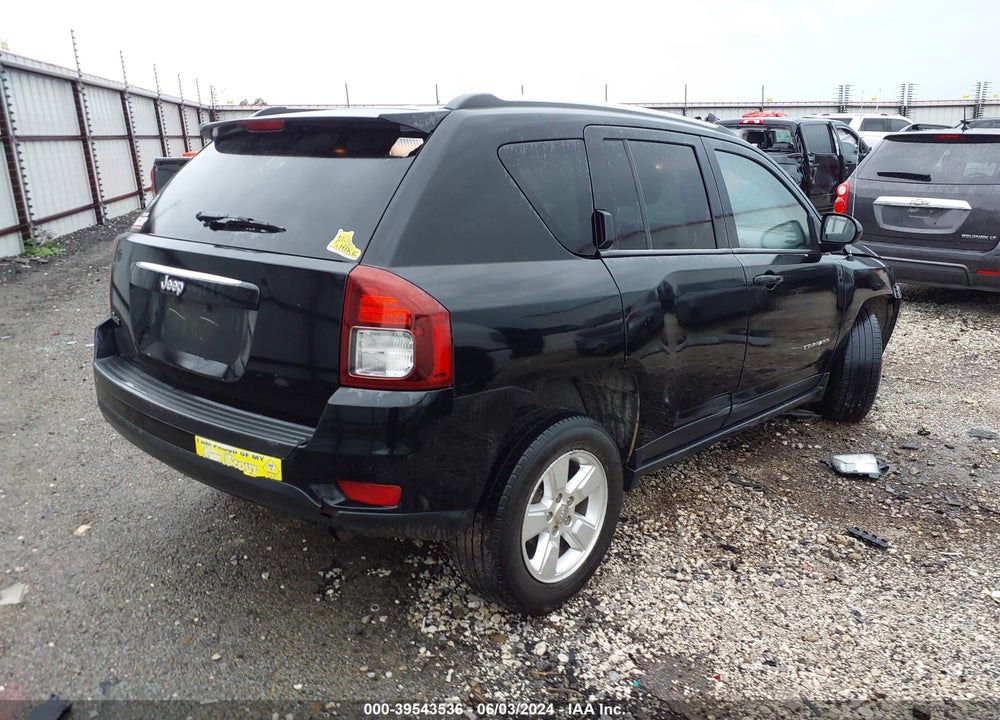 2014 JEEP COMPASS SPORT VIN: 1C4NJCBA9ED539176