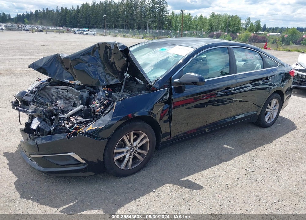 2016 HYUNDAI SONATA SE VIN: 5NPE24AF6GH384518