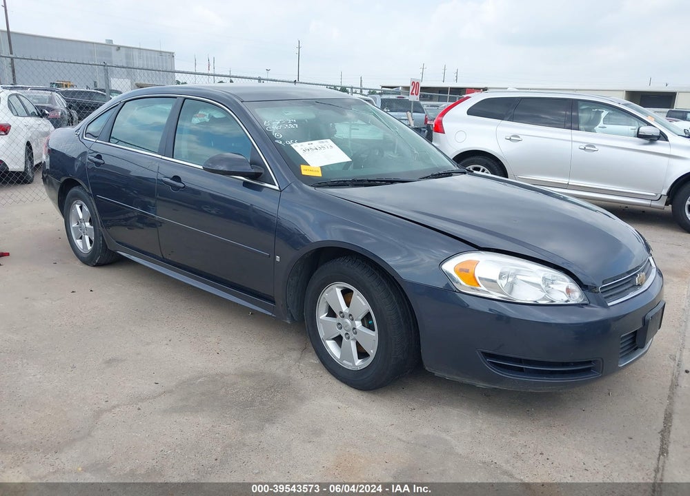 2009 CHEVROLET IMPALA LT VIN: 2G1WT57K291134976