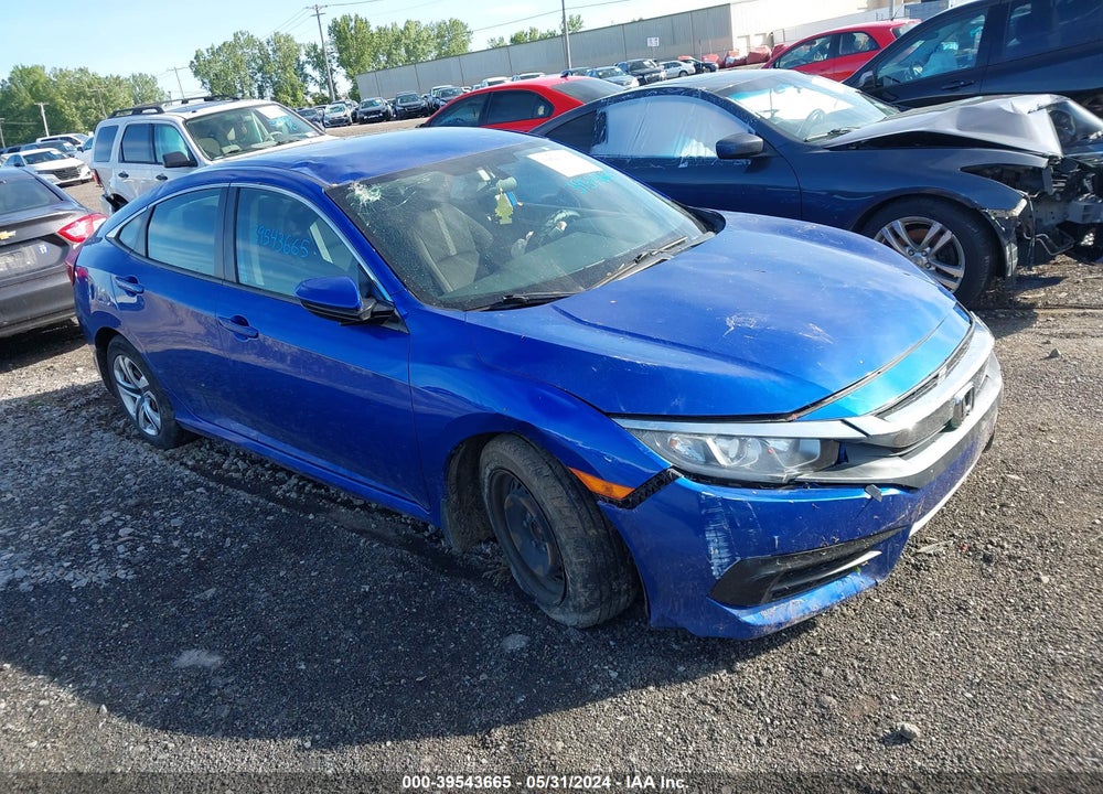 2017 HONDA CIVIC LX VIN: 19XFC2F5XHE080605