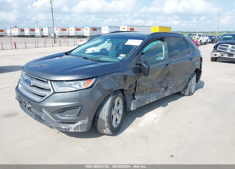 2016 FORD EDGE SE VIN: 2FMPK3G95GBC58503