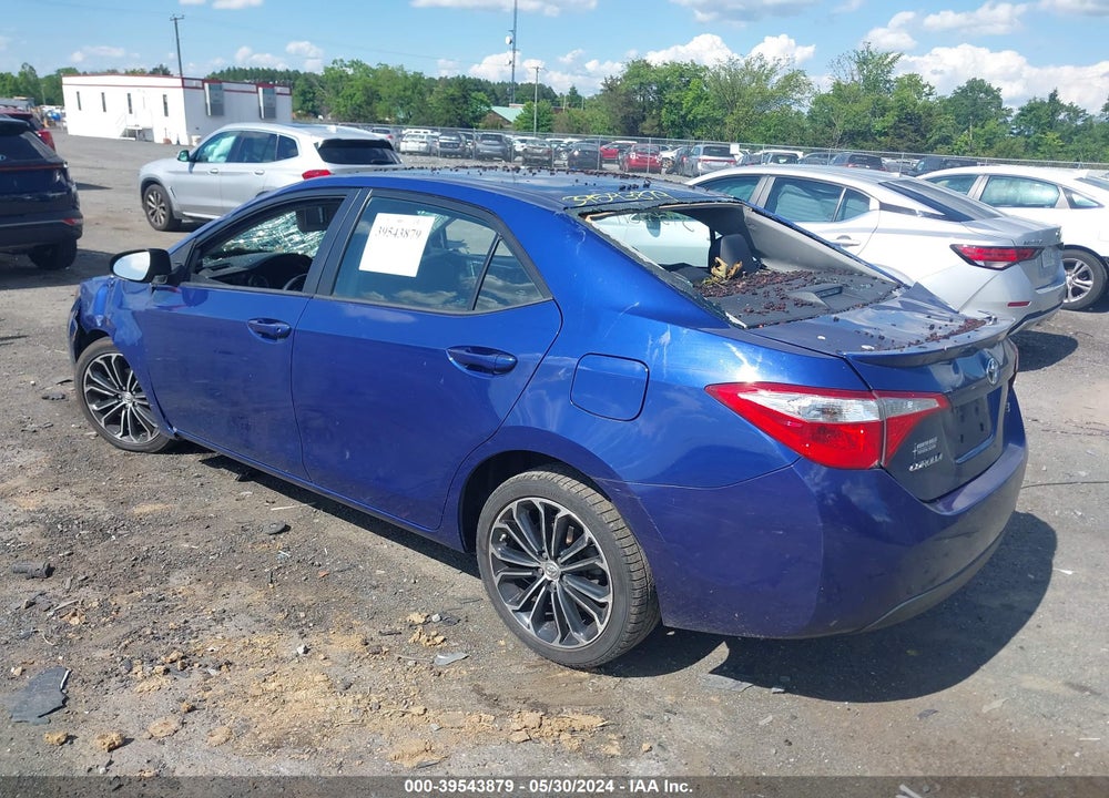 2015 TOYOTA COROLLA S PLUS VIN: 2T1BURHE7FC479615