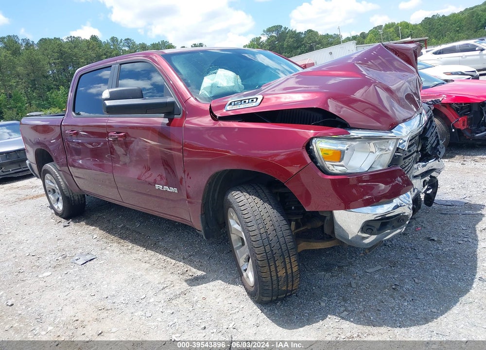 2021 RAM 1500 BIG HORN 4X4 5'7 BOX VIN: 1C6SRFFT7MN744293
