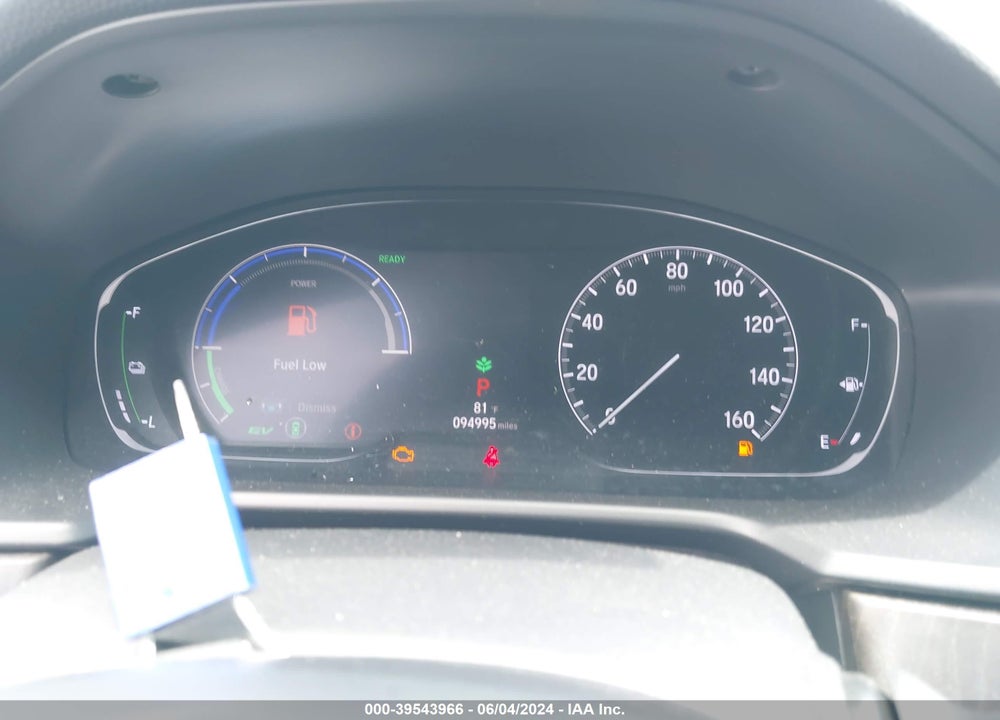 2019 HONDA ACCORD HYBRID EX VIN: 1HGCV3F46KA002750