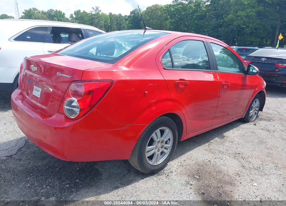 2012 CHEVROLET SONIC 2LS VIN: 1G1JA5SH0C4224909