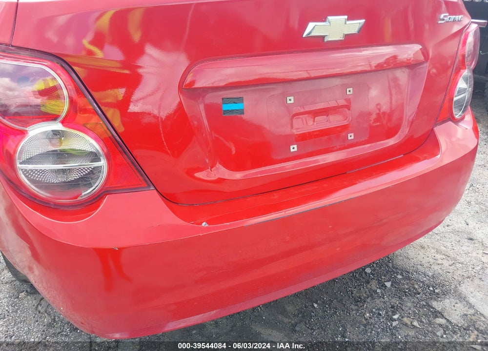 2012 CHEVROLET SONIC 2LS VIN: 1G1JA5SH0C4224909