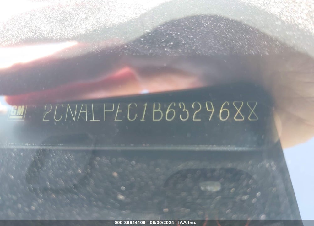 2011 CHEVROLET EQUINOX 2LT VIN: 2CNALPEC1B6329688