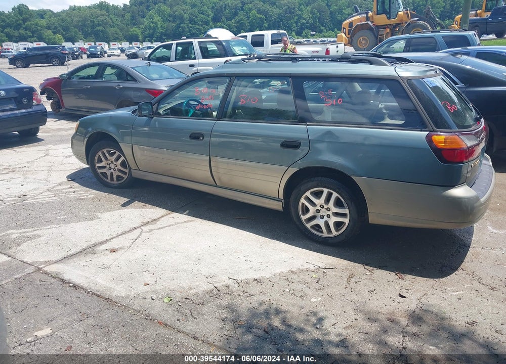 2002 SUBARU OUTBACK VIN: 4S3BH665827649787