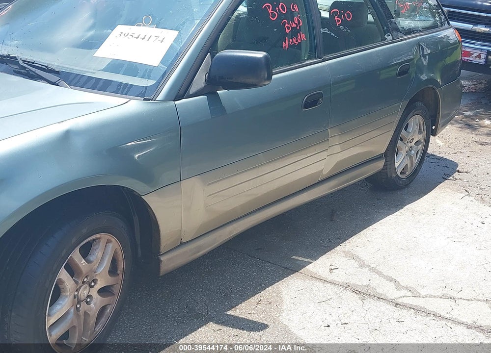2002 SUBARU OUTBACK VIN: 4S3BH665827649787