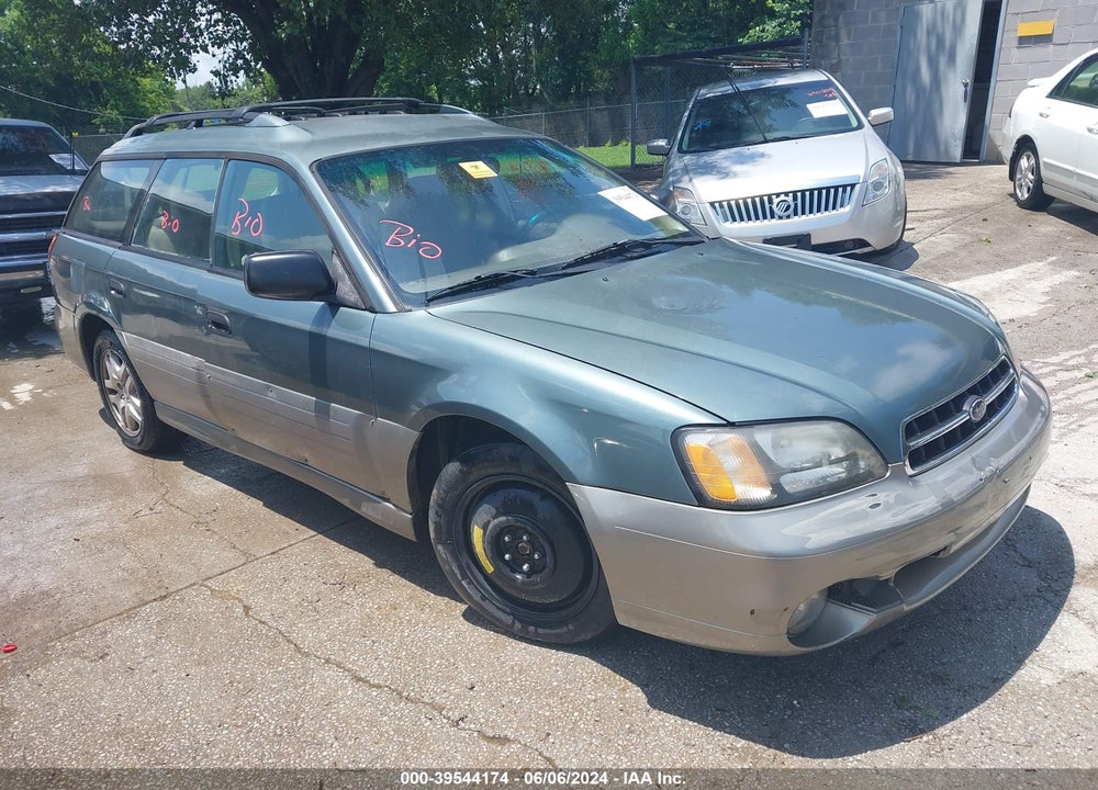 2002 SUBARU OUTBACK VIN: 4S3BH665827649787
