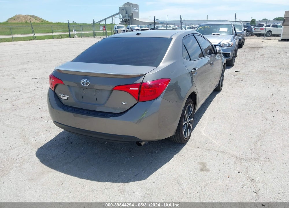 2017 TOYOTA COROLLA SE VIN: 2T1BURHE5HC833974