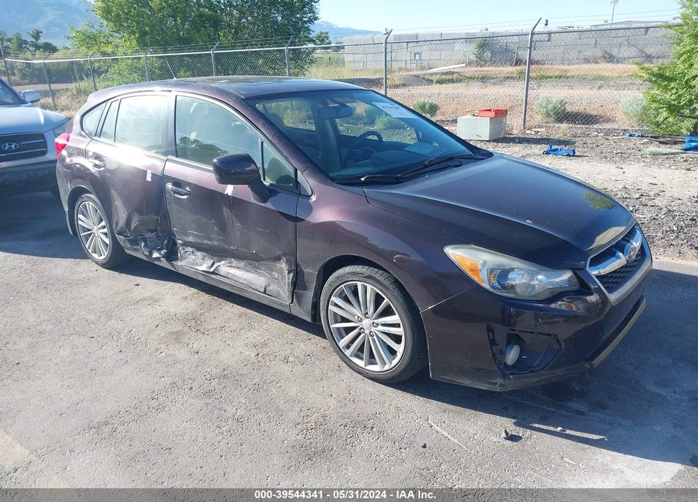 2012 SUBARU IMPREZA VIN: JF1GPAH69CH244234