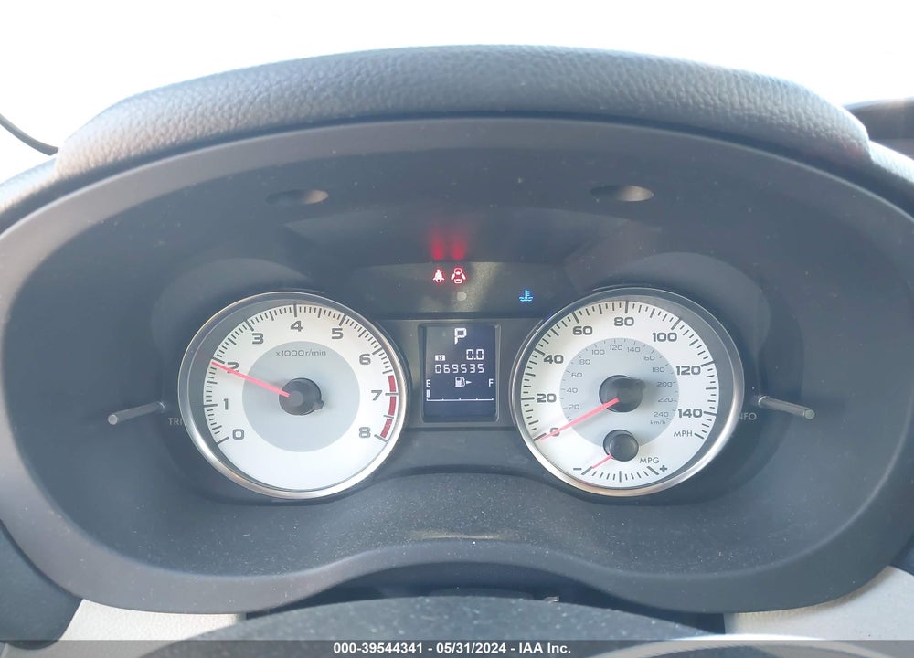 2012 SUBARU IMPREZA VIN: JF1GPAH69CH244234
