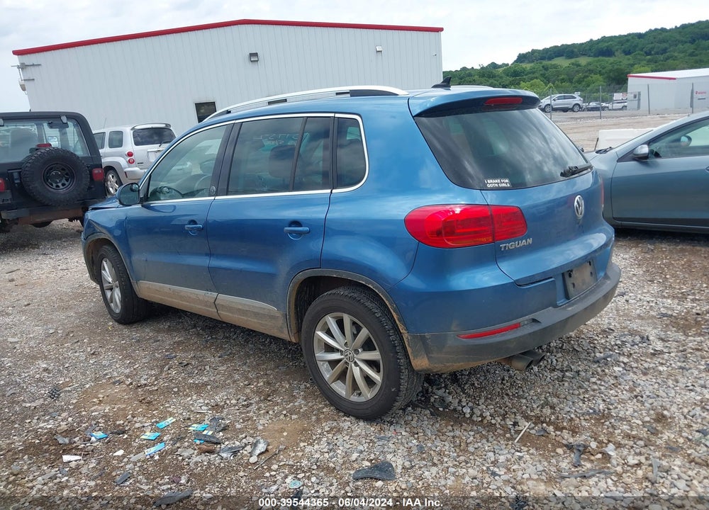 2017 VOLKSWAGEN TIGUAN 2.0T WOLFSBURG EDITION VIN: WVGRV7AX7HK020514