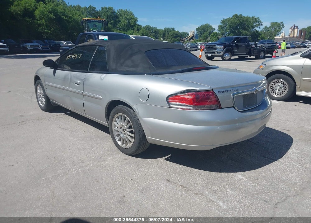2006 CHRYSLER SEBRING TOURING VIN: 1C3EL55R26N222234