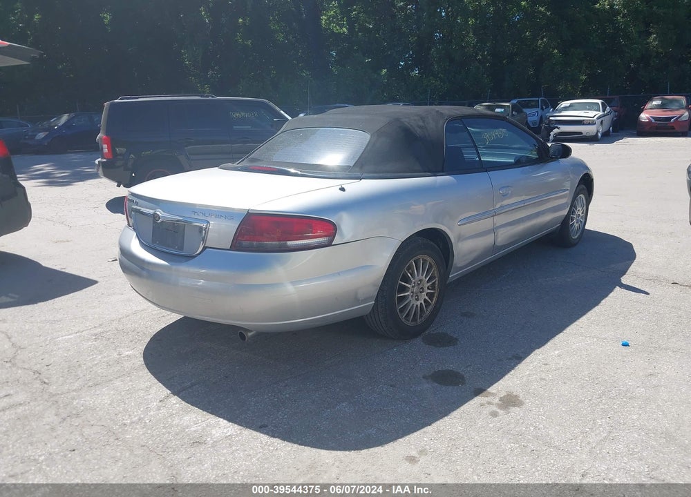 2006 CHRYSLER SEBRING TOURING VIN: 1C3EL55R26N222234