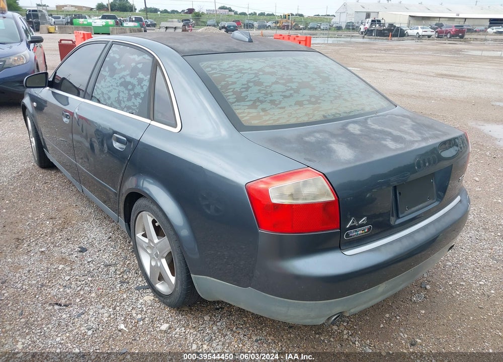 2004 AUDI A4 3.0 VIN: WAUJT68E94A002194