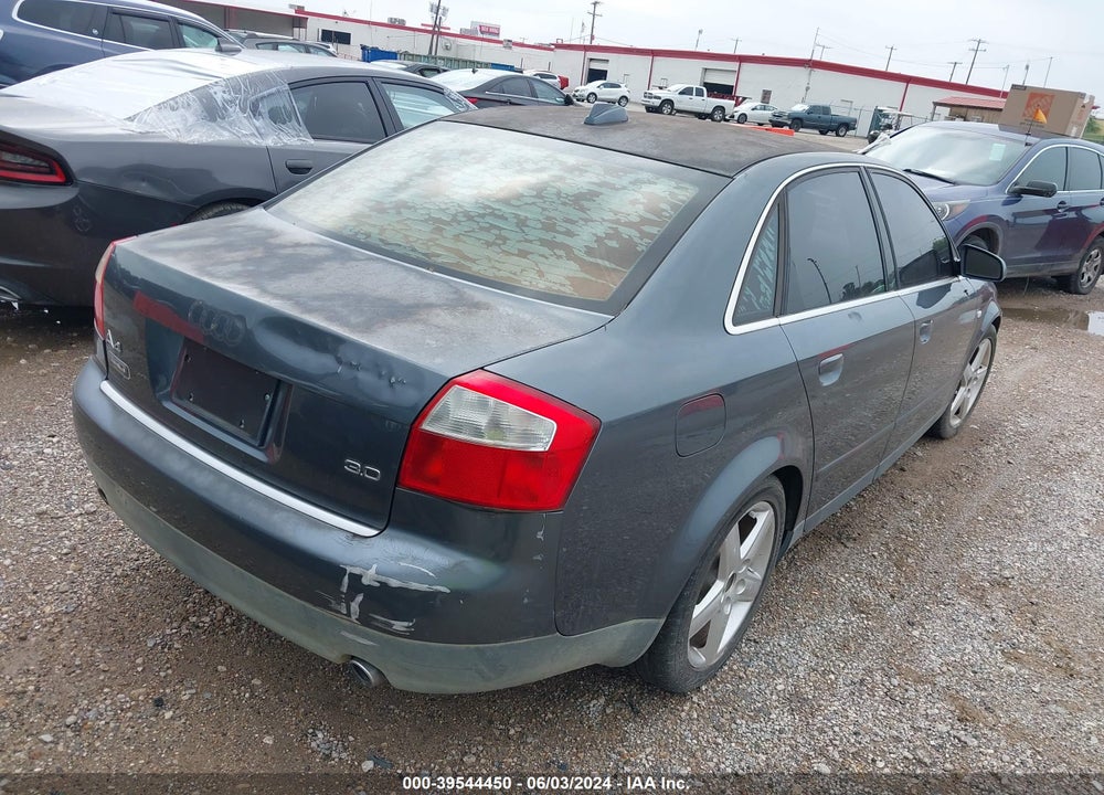 2004 AUDI A4 3.0 VIN: WAUJT68E94A002194