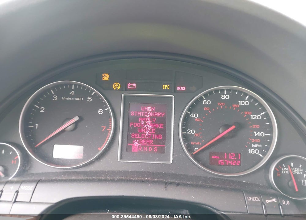 2004 AUDI A4 3.0 VIN: WAUJT68E94A002194