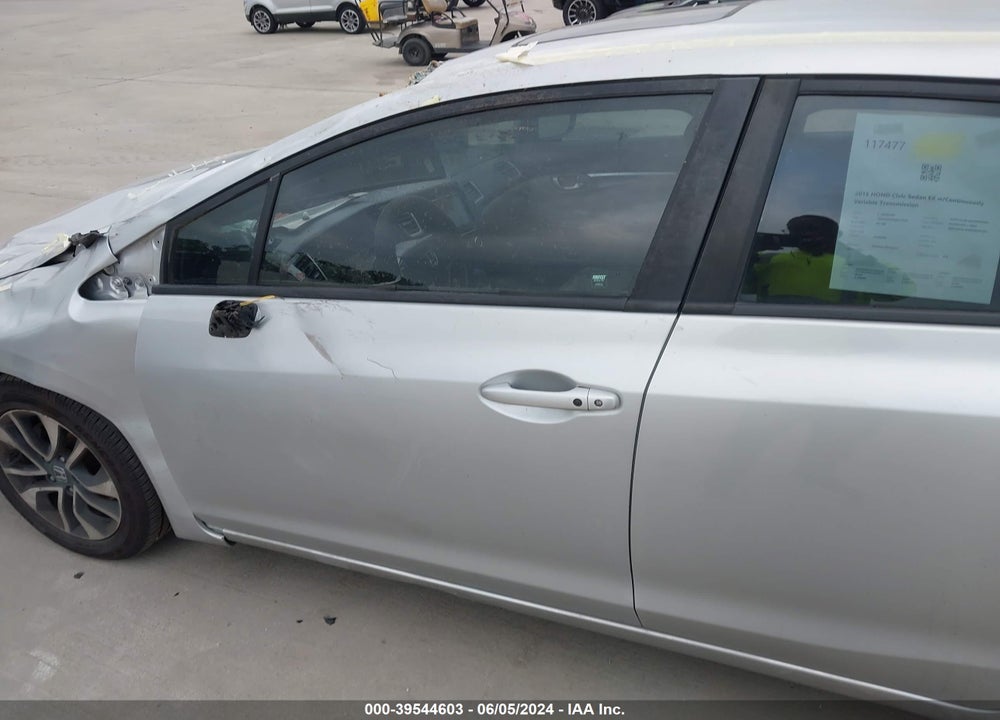2015 HONDA CIVIC EX VIN: 19XFB2F84FE011564