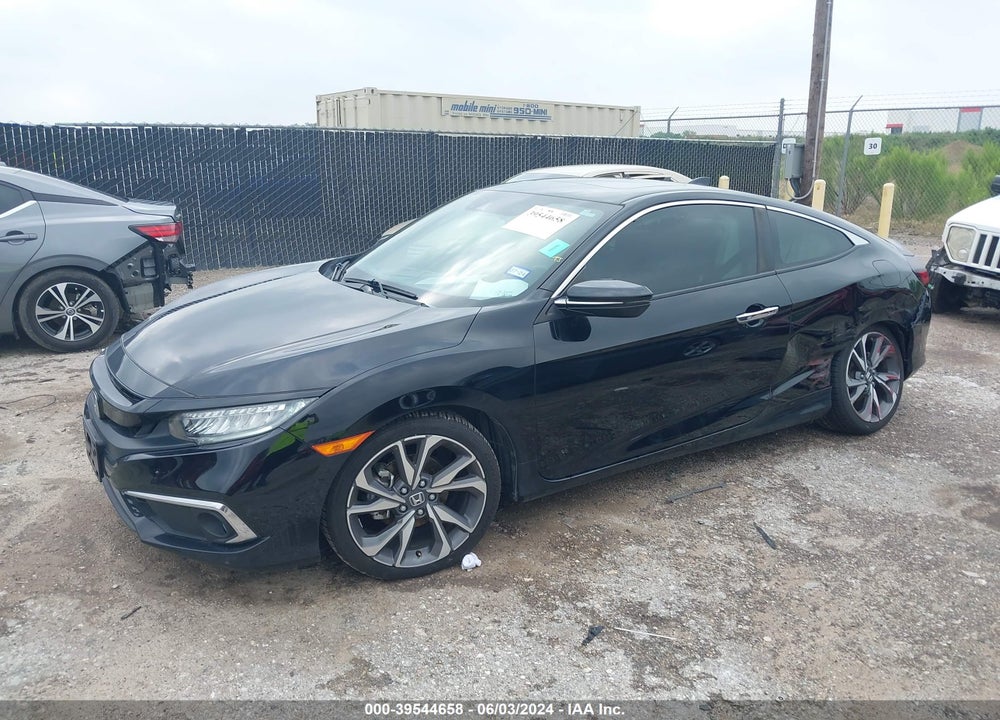 2019 HONDA CIVIC TOURING VIN: 2HGFC3B99KH351035