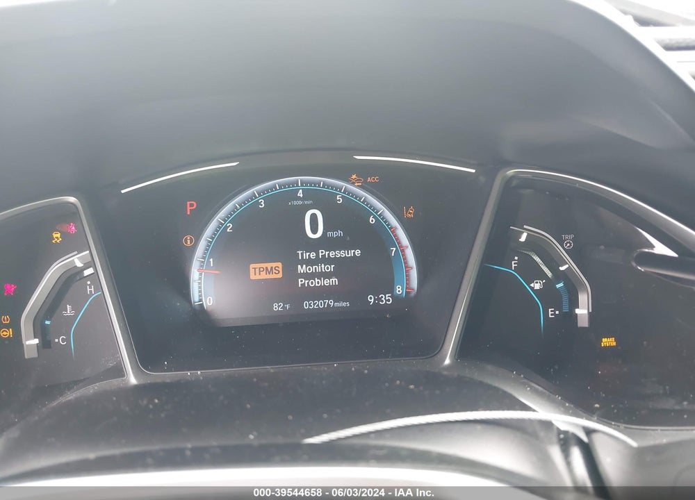 2019 HONDA CIVIC TOURING VIN: 2HGFC3B99KH351035