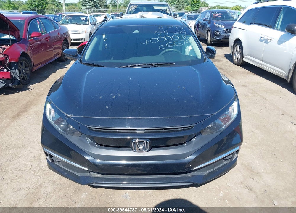 2019 HONDA CIVIC LX VIN: 19XFC2F64KE000036