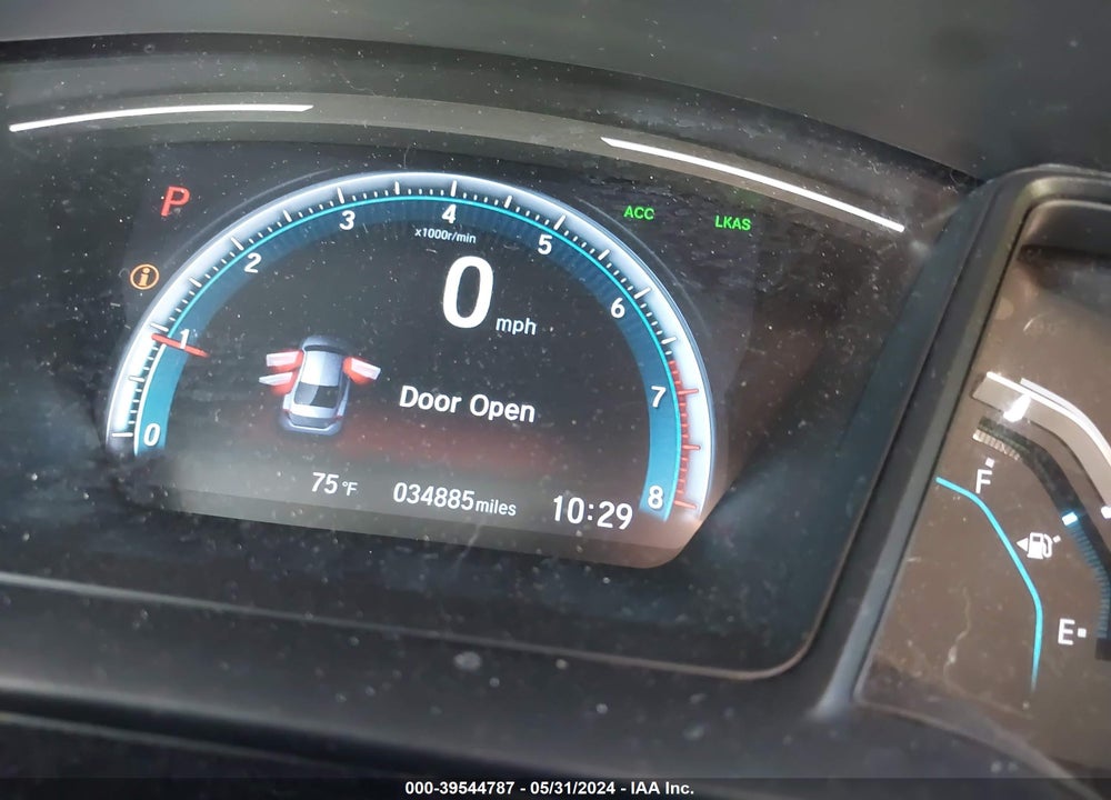 2019 HONDA CIVIC LX VIN: 19XFC2F64KE000036