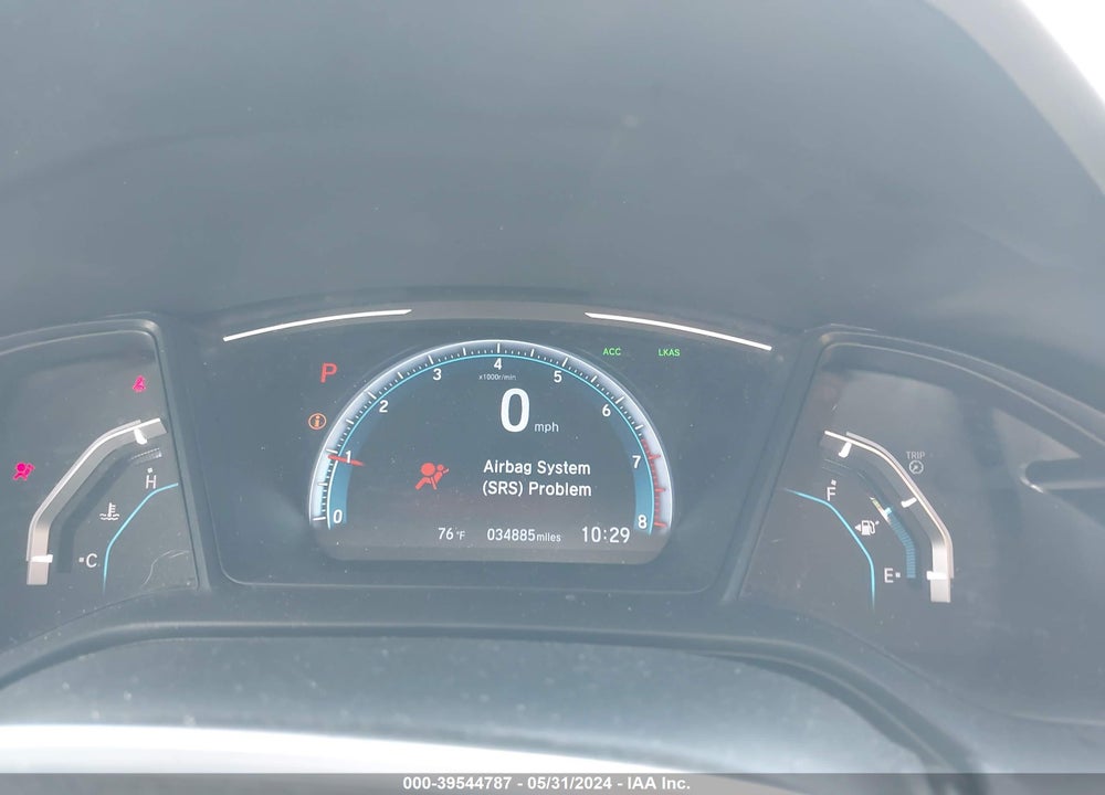 2019 HONDA CIVIC LX VIN: 19XFC2F64KE000036