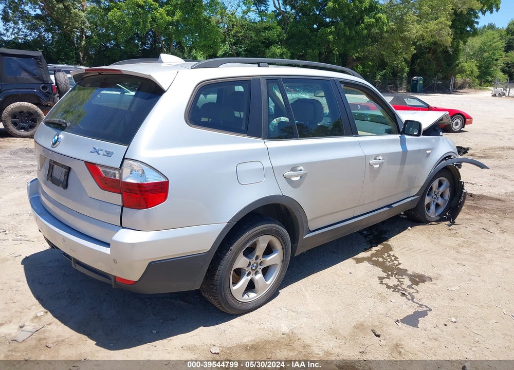 2008 BMW X3 3.0SI VIN: WBXPC93418WJ05263