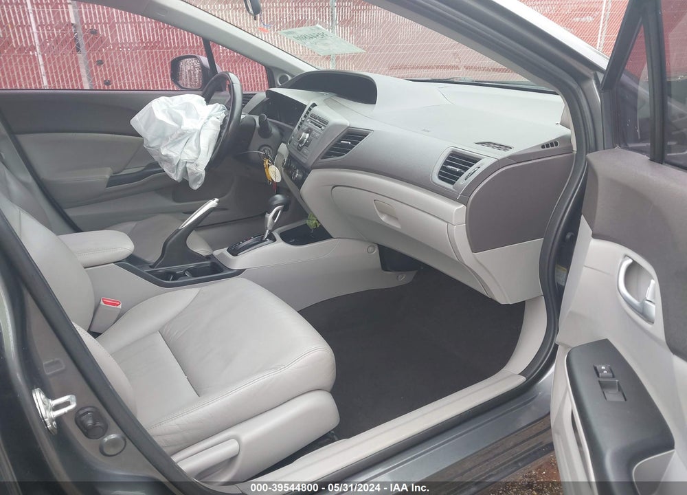 2012 HONDA CIVIC EX-L VIN: 2HGFB2F95CH526793