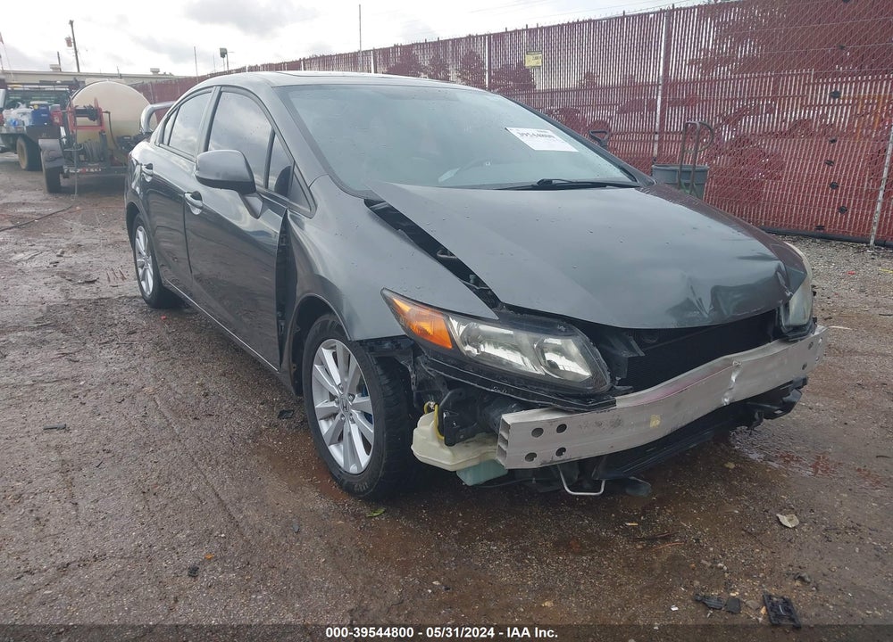 2012 HONDA CIVIC EX-L VIN: 2HGFB2F95CH526793