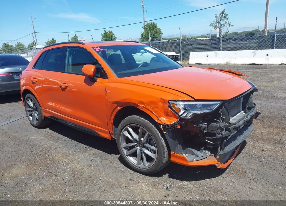 2022 AUDI Q3 PREMIUM PLUS 45 TFSI S LINE QUATTRO TIPTRONIC VIN: WA1EECF38N1071047