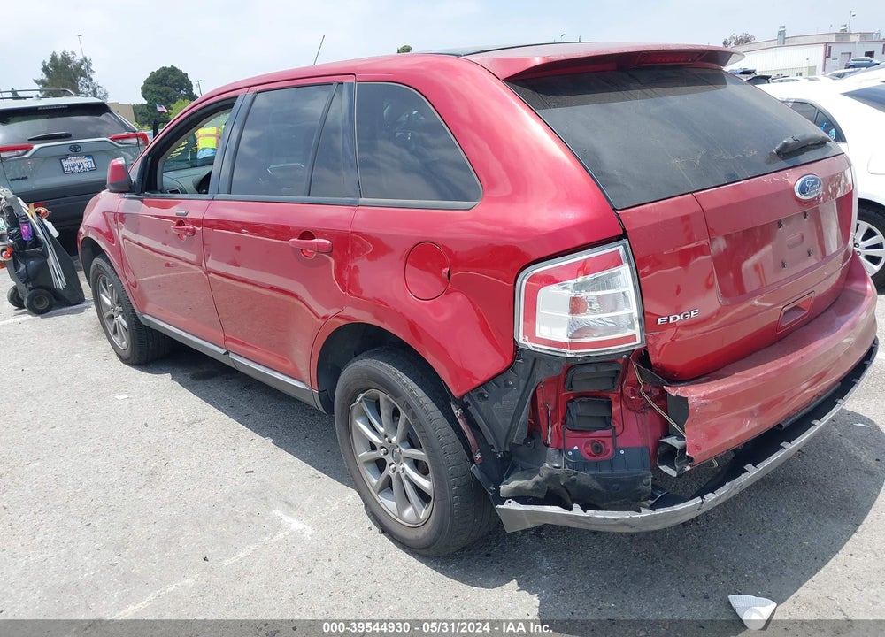 2008 FORD EDGE SEL VIN: 2FMDK38C98BB36922