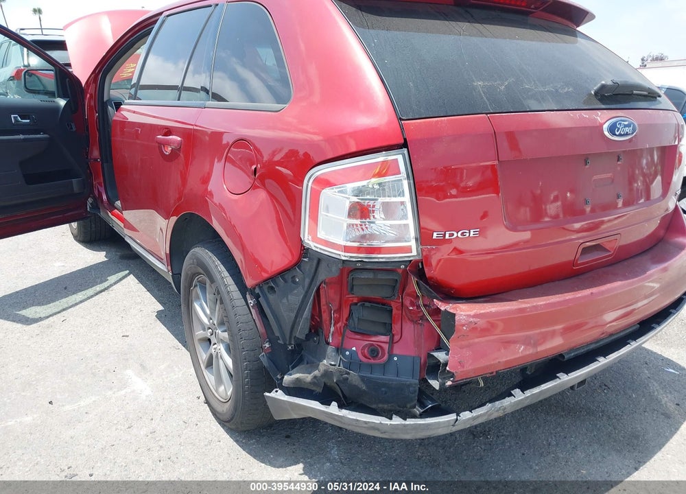 2008 FORD EDGE SEL VIN: 2FMDK38C98BB36922