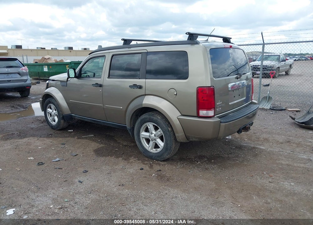 2007 DODGE NITRO SLT/RT VIN: 1D8GU58K67W555355