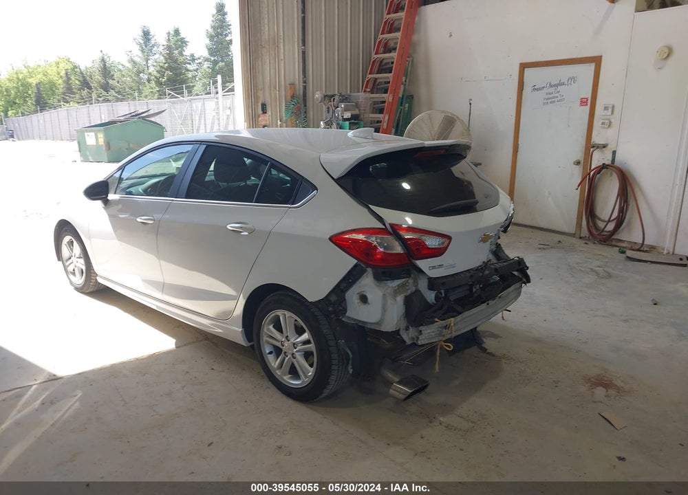 2017 CHEVROLET CRUZE LT AUTO VIN: 3G1BE6SM3HS587529