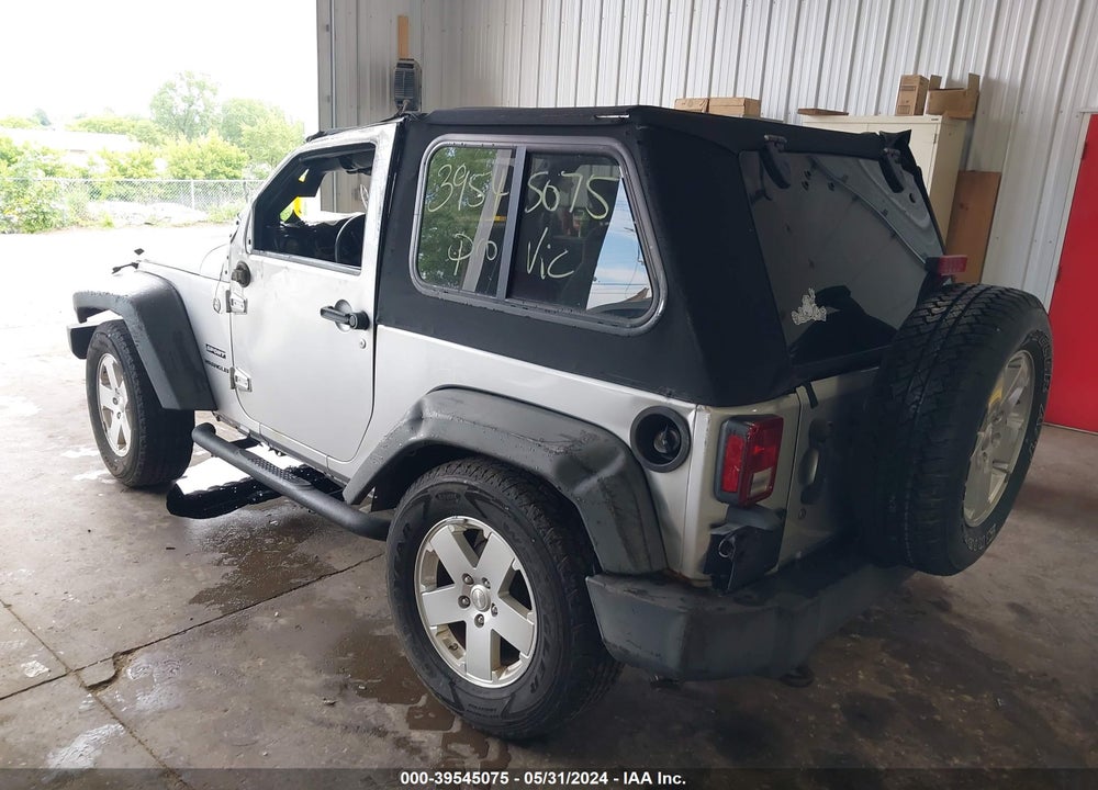 2010 JEEP WRANGLER SPORT VIN: 1J4AA2D15AL109564