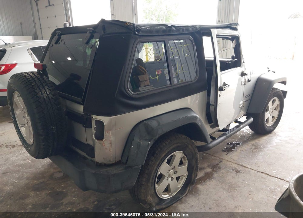 2010 JEEP WRANGLER SPORT VIN: 1J4AA2D15AL109564