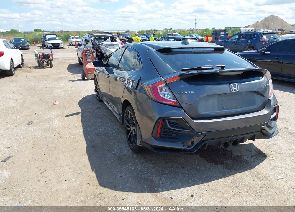 2021 HONDA CIVIC SPORT VIN: SHHFK7H40MU229871